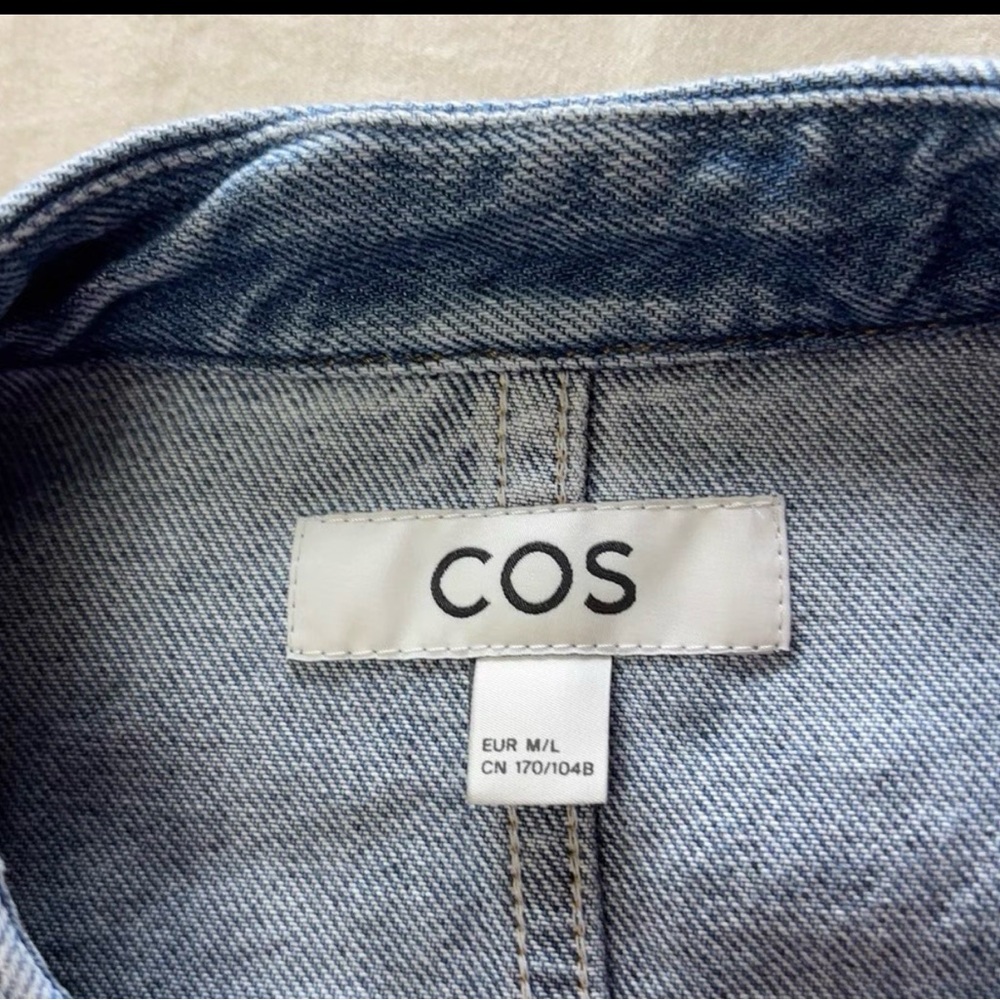 COS Cropped Hybrid Denim Jacket - Picture 6 of 8